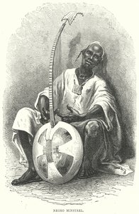 Ménestrel nègre (gravure) - English School
