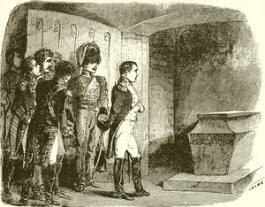 Napoléon au tombeau de Frédéric le Grand