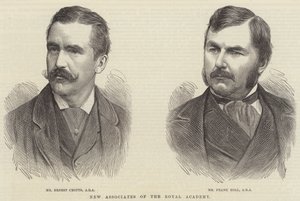 Nouveaux associés de la Royal Academy (gravure) - English School