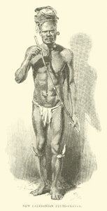 Joueur de flûte néo-calédonien - English School