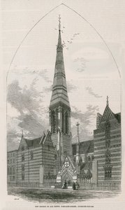 Nouvelle église de Tous les Saints, rue Margaret à Cavendish Square - English School