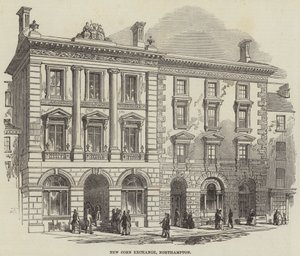 Nouvelle Bourse aux grains, Northampton (gravure)
