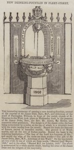 Nouvelle fontaine à boire dans Fleet-Street