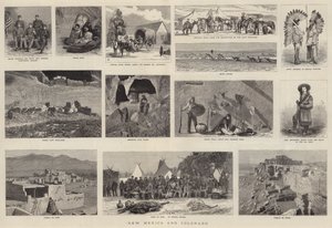 Nouveau-Mexique et Colorado (gravure) - English School