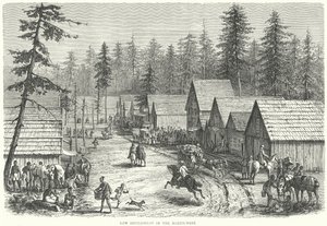Nouvelle implantation au nord-ouest (gravure) - English School