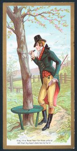 Carte de vœux du Nouvel An - English School