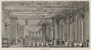 Nouveau bâtiment du Constitutional Club à Northumberland Avenue : La salle de café - English School