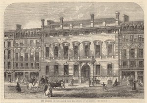 Nouveau bâtiment du Garrick Club, King Street, Covent Garden - English School
