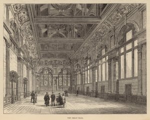 Nouveaux bâtiments de la City of London School : La Grande Salle - English School