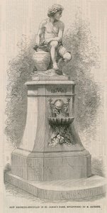 Nouvelle fontaine à boire dans le parc St James - English School