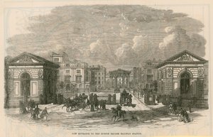 Nouvelle entrée de la gare de Euston Square - English School