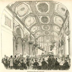 Nouvelle salle de musique, Evans Hotel, Covent Garden, Londres - English School
