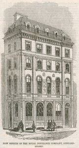 Nouveaux bureaux de la Royal Insurance Company, Lombard Street, Londres - English School