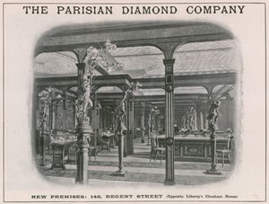Nouveaux locaux de la Parisian Diamond Company, 143 Regent Street, Londres