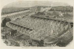 Nouveau réservoir de la New River Company, Claremont Square, Pentonville - English School