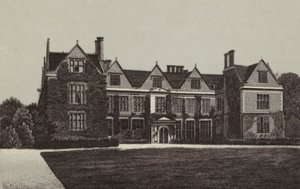 Newbury : Shaw House (lithographie) - English School