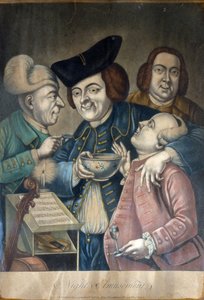 Amusements nocturnes, vers 1770 - English School