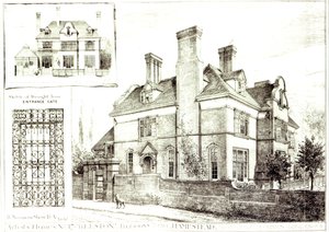 No.17 Kelston, St. Johns Avenue, de The Building News, 10 février 1882 - English School