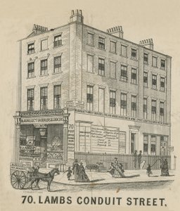 No 70 Lambs Conduit Street - English School