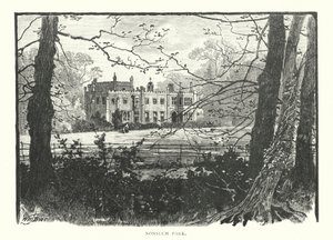 Nonsuch Park (gravure) - English School