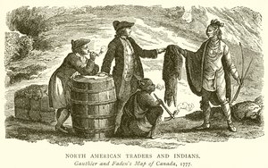 Commerçants nord-américains et Indiens