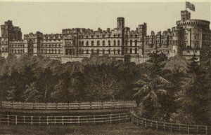 Façade nord, Château de Windsor - English School