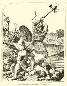 Guerriers nordiques en combat - English School