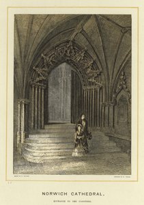 Cathédrale de Norwich, entrée des cloîtres