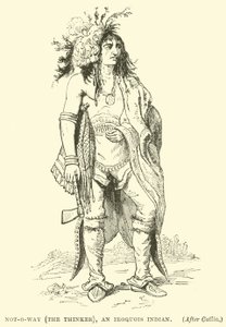 Not-o-way (le penseur), un Indien Iroquois
