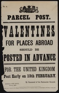 Notification de la date limite pour envoyer des cartes de Saint-Valentin à l