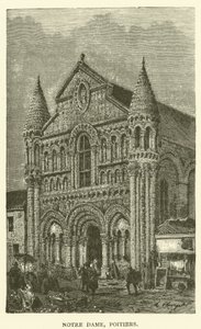 Notre Dame, Poitiers (engraving)