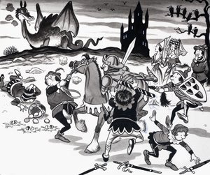 Illustration de comptine