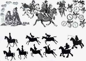 Illustration de comptine - English School