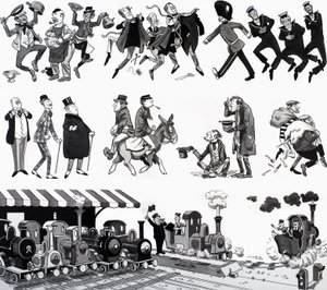 Illustration de comptine