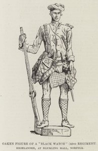 Figure en chêne d