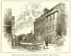 Bureau du Premier Lord du Trésor, 10, Downing Street, Londres - English School