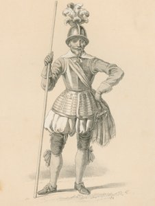 Officier de piquiers, 1650 - English School