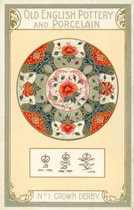 Vieille poterie et porcelaine anglaises : Crown Derby - English School