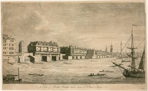 Ancien pont de Londres, depuis les escaliers de St Olaves - English School