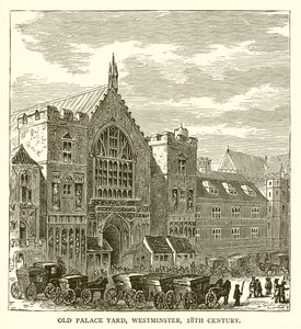 Old Palace Yard, Westminster, XVIIIe siècle - English School