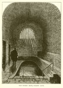 Ancien bain romain, Strand Lane - English School