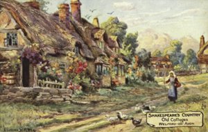 Vieilles chaumières, Welford-on-Avon, Warwickshire