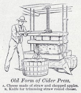 Ancienne forme de presse à cidre - English School