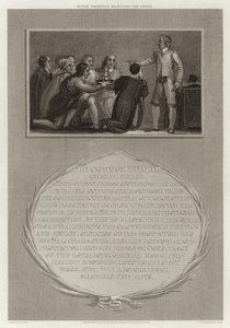 Oliver Cromwell rejetant la couronne - English School