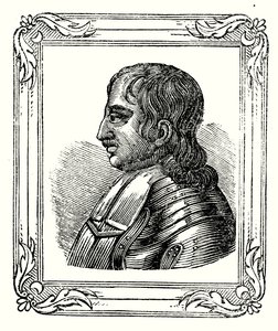 Oliver Cromwell est né en 1599, nommé Protecteur en 1653, et mort en 1658 (gravure) - English School