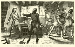 Oliver Icingla arrêté sur ordre de Hugh de Moreville - English School