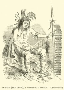 On-Daig (le Corbeau), un Indien Chippeway - English School