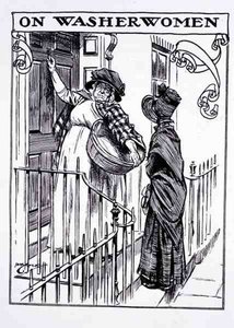 Sur les blanchisseuses - English School