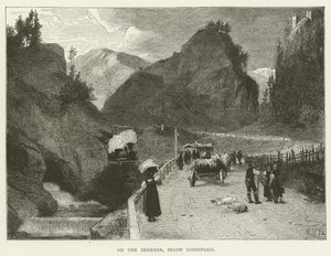 Sur le Brenner, en dessous de Gossensass