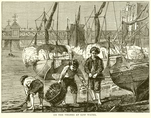 Sur la Tamise à marée basse - English School
